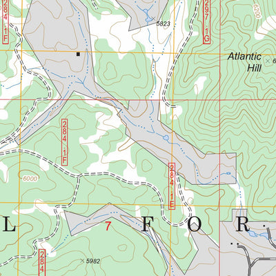 US Forest Service - Topo Berne, SD FSTopo Legacy digital map