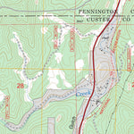 US Forest Service - Topo Berne, SD FSTopo Legacy digital map
