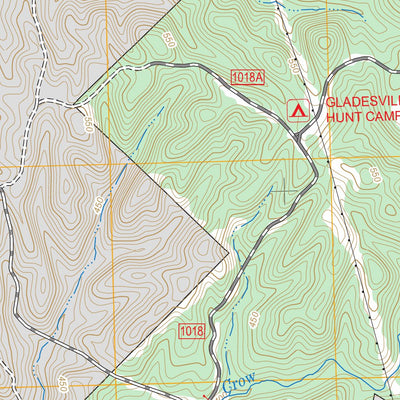 US Forest Service - Topo Berner, GA FSTopo Legacy digital map