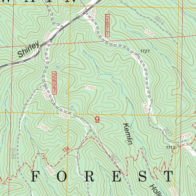 US Forest Service - Topo Berryman, MO FSTopo Legacy digital map