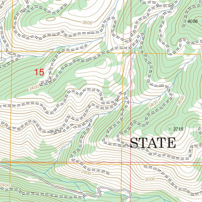 US Forest Service - Topo Bertha Hill, ID FSTopo Legacy digital map