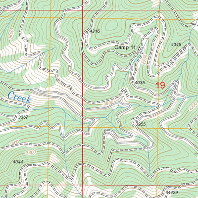 US Forest Service - Topo Bertha Hill, ID FSTopo Legacy digital map