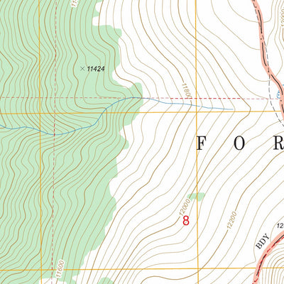 US Forest Service - Topo Berthoud Pass, CO FSTopo Legacy digital map