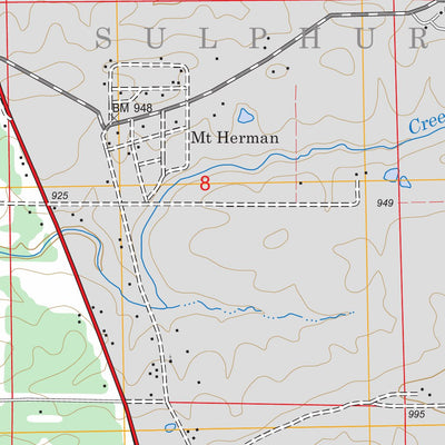 US Forest Service - Topo Bethel, OK FSTopo Legacy digital map