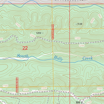 US Forest Service - Topo Bethel, OK FSTopo Legacy digital map
