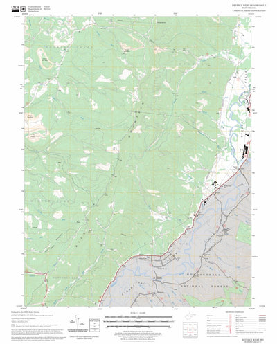 US Forest Service - Topo Beverly West, WV FSTopo Legacy digital map
