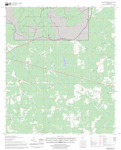 US Forest Service - Topo Bewelcome, MS FSTopo Legacy digital map