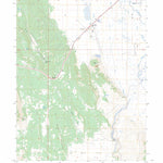 US Forest Service - Topo Bieber, CA FSTopo Legacy digital map