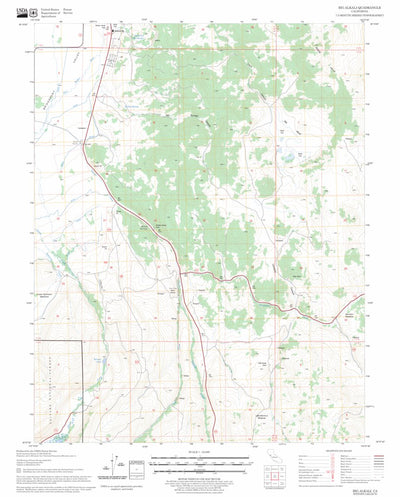 US Forest Service - Topo Big Alkali, CA FSTopo Legacy digital map