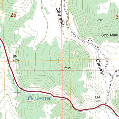 US Forest Service - Topo Big Alkali, CA FSTopo Legacy digital map