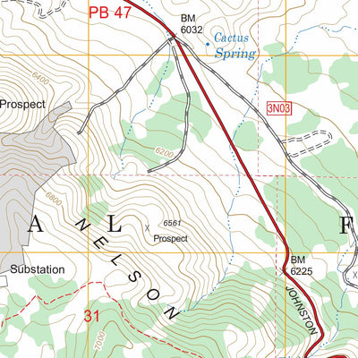 US Forest Service - Topo Big Bear City, CA FSTopo Legacy digital map