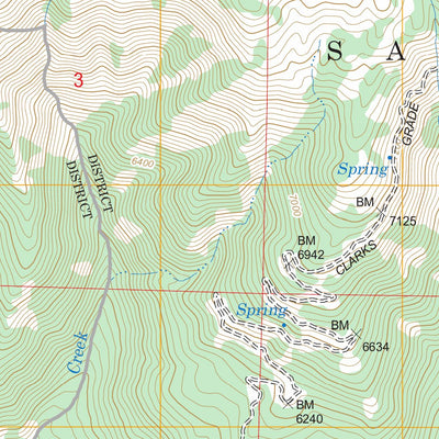 US Forest Service - Topo Big Bear Lake, CA FSTopo Legacy digital map