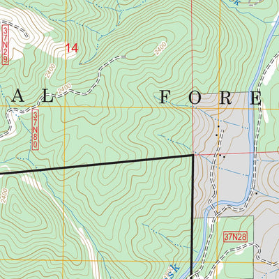 US Forest Service - Topo Big Bend, CA FSTopo Legacy digital map