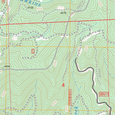 US Forest Service - Topo Big Bend, CA FSTopo Legacy digital map