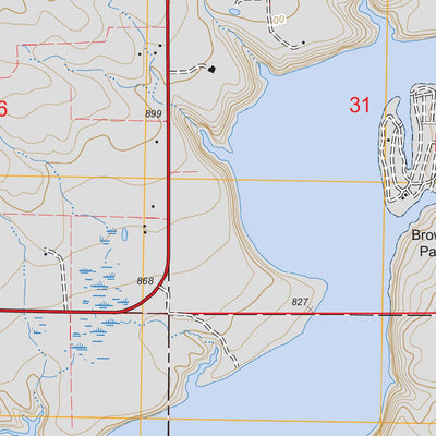 US Forest Service - Topo Big Bend, MI FSTopo Legacy digital map