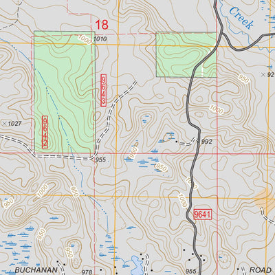 US Forest Service - Topo Big Bend, MI FSTopo Legacy digital map