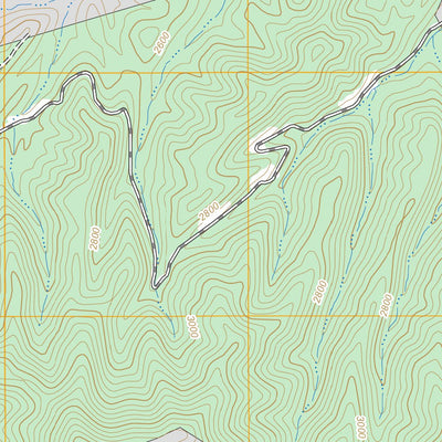 US Forest Service - Topo Big Bend, VA FSTopo Legacy digital map