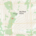 US Forest Service - Topo Big Black Dome, ID FSTopo Legacy digital map