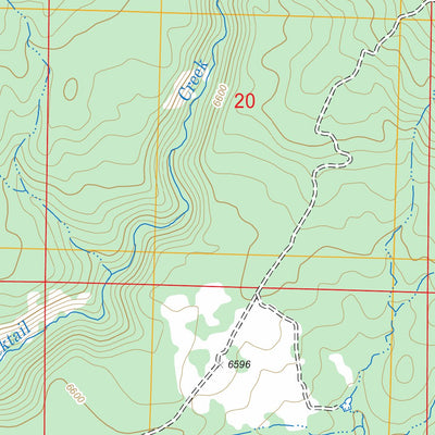 US Forest Service - Topo Big Bucktail Creek, CO FSTopo Legacy digital map