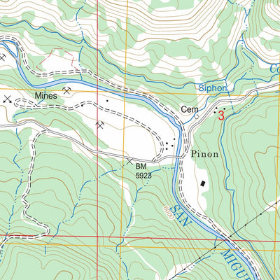US Forest Service - Topo Big Bucktail Creek, CO FSTopo Legacy digital map