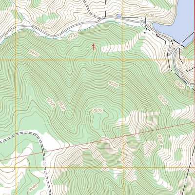 US Forest Service - Topo Big Bull Mountain, CO FSTopo Legacy digital map