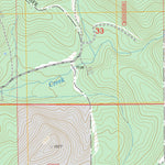 US Forest Service - Topo Big Cedar, OK FSTopo Legacy digital map