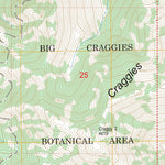 US Forest Service - Topo Big Craggies, OR FSTopo Legacy digital map