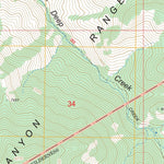 US Forest Service - Topo Big Creek Ranch, NV FSTopo Legacy digital map