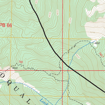 US Forest Service - Topo Big Devil Peak, WA FSTopo Legacy digital map