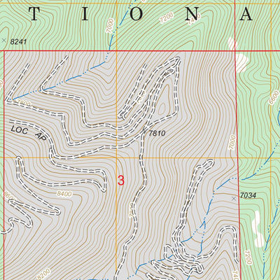 US Forest Service - Topo Big Draw, MT FSTopo Legacy digital map