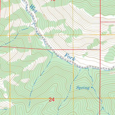 US Forest Service - Topo Big Dutch Hollow, UT FSTopo Legacy digital map