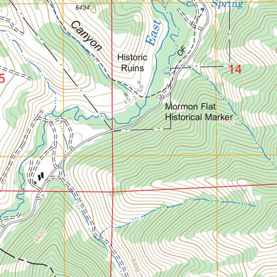 US Forest Service - Topo Big Dutch Hollow, UT FSTopo Legacy digital map