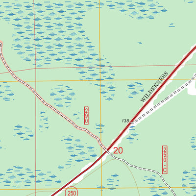 US Forest Service - Topo Big Gum Swamp, FL FSTopo Legacy digital map