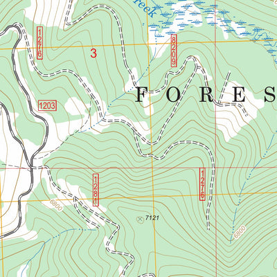 US Forest Service - Topo Big Hole Battlefield, MT FSTopo Legacy digital map