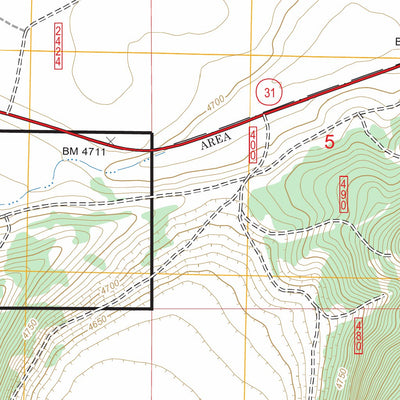 US Forest Service - Topo Big Hole, OR FSTopo Legacy digital map