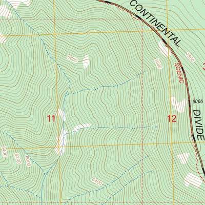 US Forest Service - Topo Big Hole Pass, ID - MT FSTopo Legacy digital map