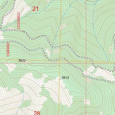 US Forest Service - Topo Big Hole Peak, MT FSTopo Legacy digital map