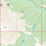 US Forest Service - Topo Big Horn Mountain, MT FSTopo Legacy digital map