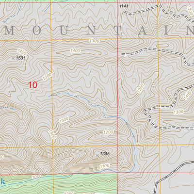 US Forest Service - Topo Big Hudson Creek, OK FSTopo Legacy digital map
