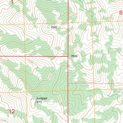 US Forest Service - Topo Big Jensen Pass, UT FSTopo Legacy digital map