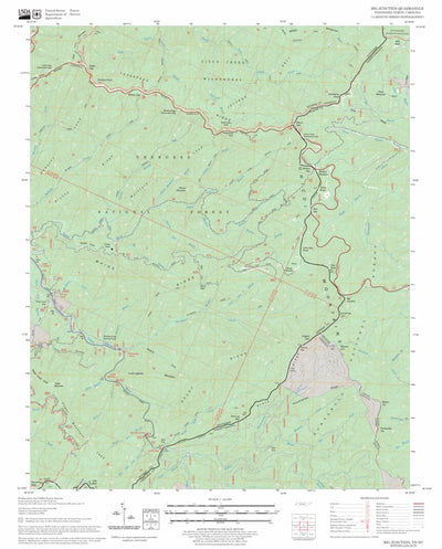 US Forest Service - Topo Big Junction, TN - NC FSTopo Legacy digital map