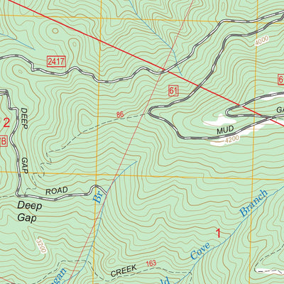 US Forest Service - Topo Big Junction, TN - NC FSTopo Legacy digital map