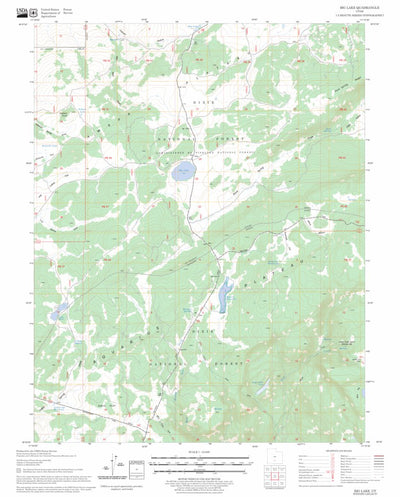 US Forest Service - Topo Big Lake, UT FSTopo Legacy digital map