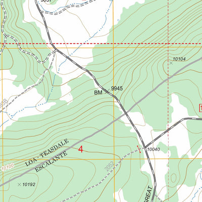 US Forest Service - Topo Big Lake, UT FSTopo Legacy digital map