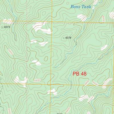 US Forest Service - Topo Big Lue Mountains, AZ - NM FSTopo Legacy digital map