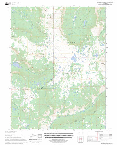 US Forest Service - Topo Big Marvine Peak, CO FSTopo Legacy digital map