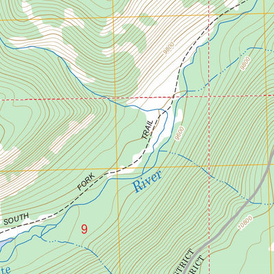 US Forest Service - Topo Big Marvine Peak, CO FSTopo Legacy digital map