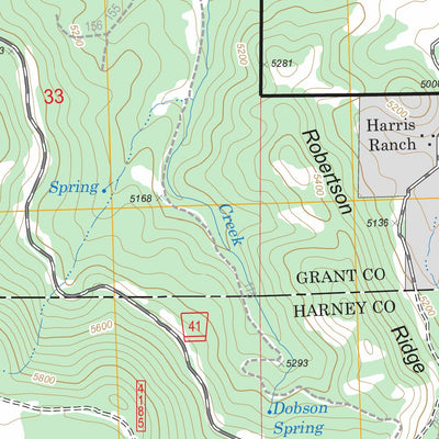 US Forest Service - Topo Big Mowich Mountain, OR FSTopo Legacy digital map