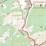 US Forest Service - Topo Big Narrows, CO FSTopo Legacy digital map
