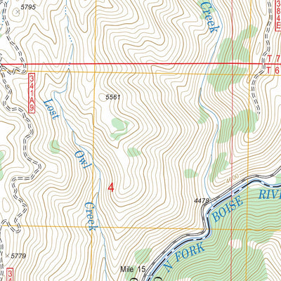 US Forest Service - Topo Big Owl Creek, ID FSTopo Legacy digital map
